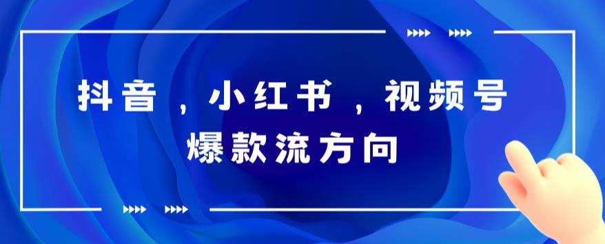 【6698期】抖音，小红书，视频号爆款流视频制作，简单制作掌握流量密码
