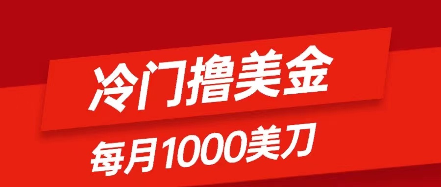 【10013】冷门撸美金项目：只需无脑发帖子，每月1000刀，小白轻松掌握