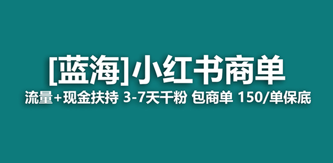 【10096】最强蓝海项目，小红书商单！长期稳定，7天变现，商单分配，月入过万
