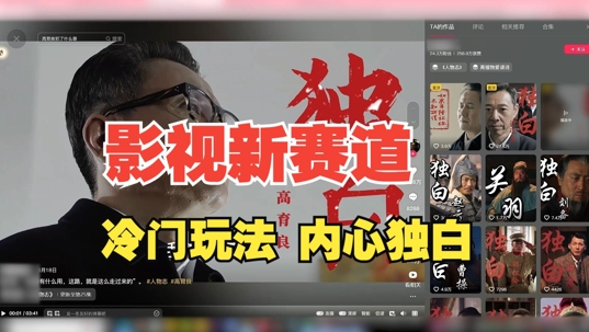 【14712】最新影视解说玩法，人物独白，30天涨粉24万+，全流程拆解【揭秘】