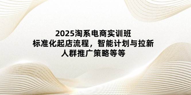 【17628】星雪电商石头老师2025淘系电商实训班：标准化起店流程，智能计划与拉新，人群推广策略等等
