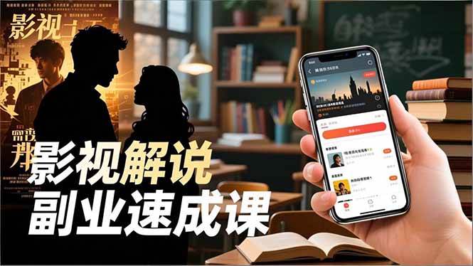 【20622】凌帧Tk影视解说副业速成课，软件安装、全流程实操、爆款预设，新手两周变现