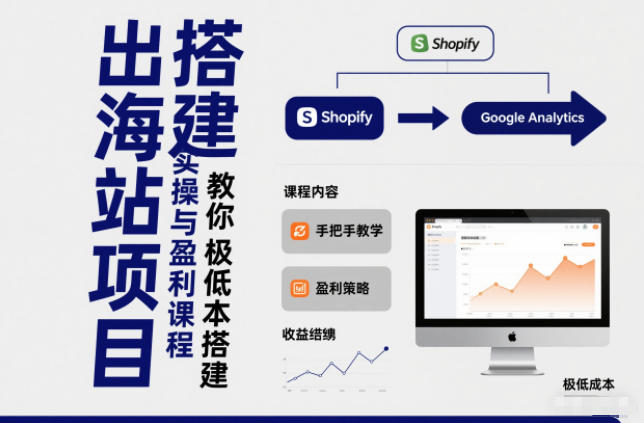 【20720】小淘出海站项目，搭建实操与盈利课程，手把手教你用极低成本搭建