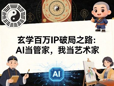 【21477】群响夜话会玄学百万IP破局之路：AI当管家，我当艺术家